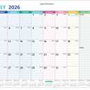 2026-2027 Magnetic Calendar for Refrigerator - 18 Monthly Calendar, Runs Now to Jun 2027, 13 x 11.3 In, Magnetic Fridge Calendar 2026 with Strong Magnets, Thick Paper, Ample Writing Space