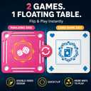 Floating Mahjong Table for Pool, Camping, Party, Indoor, Beach, 31.5"