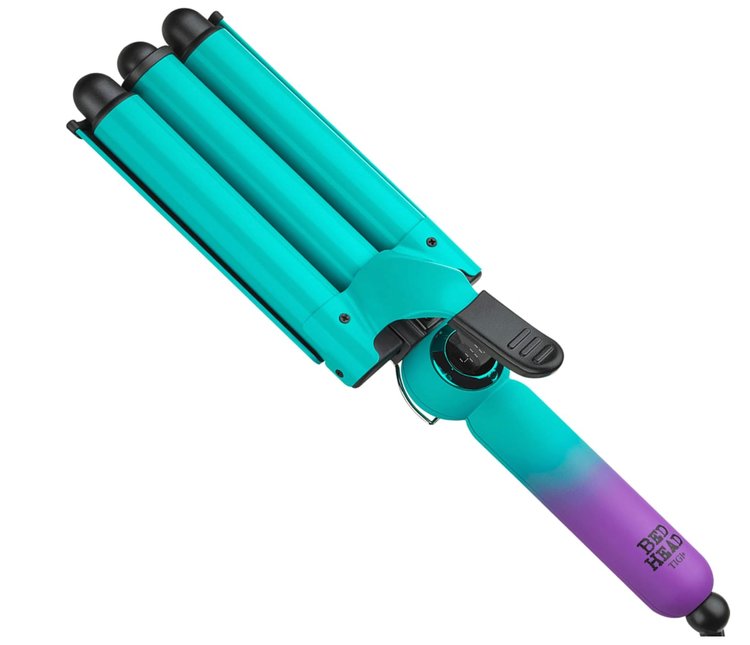 Bed Head Wave Affair Jumbo 3 Barrel Hair Waver | Quick Styling, Serious Hold, & Less Heat Damage | Heat Protectant Glove Included for Easy, Custom Styling