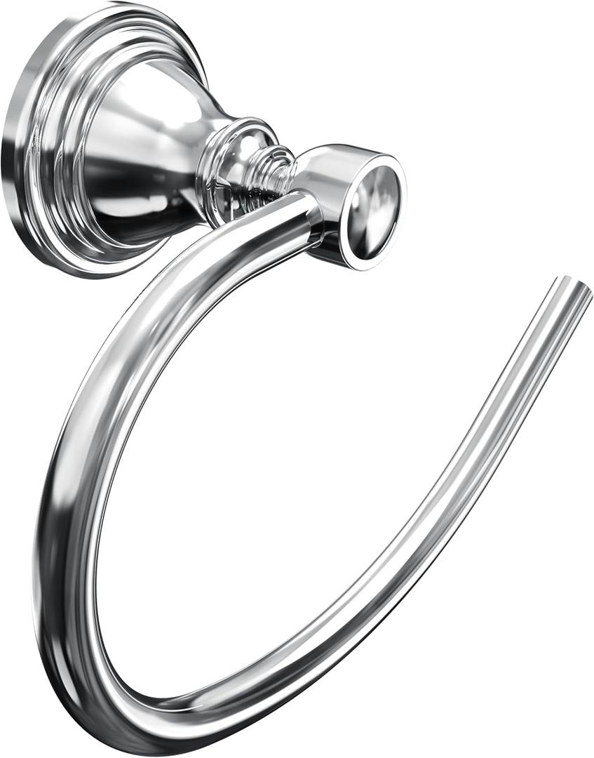 Towel Ring, Stainless Steel Hand Towel Holder for Bathroom Wall Mount, Heavy Duty Towel Hanger for Kitchen, Bath, RV(Chrome)