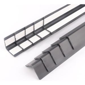 Black Self-Adhesive Wall Corner Protector 10 Pcs PVC Corner Guards Edge Protector for Wall, Furniture Corner