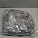 WOOMER Heated Blanket Throw 50" x 60", Electric Blanket Throw with 4 Heating Levels & 4H Auto Off, ETL Certified, Marble Grey Double-Sided Faux Fur, Over-Heat Protect, Machine Washable