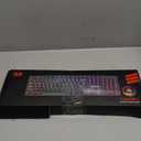 Redragon Mechanical Gaming Keyboard Wired, 11 Programmable Backlit Modes, Hot-Swappable Red Switch, Anti-Ghosting, Double-Shot PBT Keycaps, Light Up Keyboard for PC Mac (RGB LED)