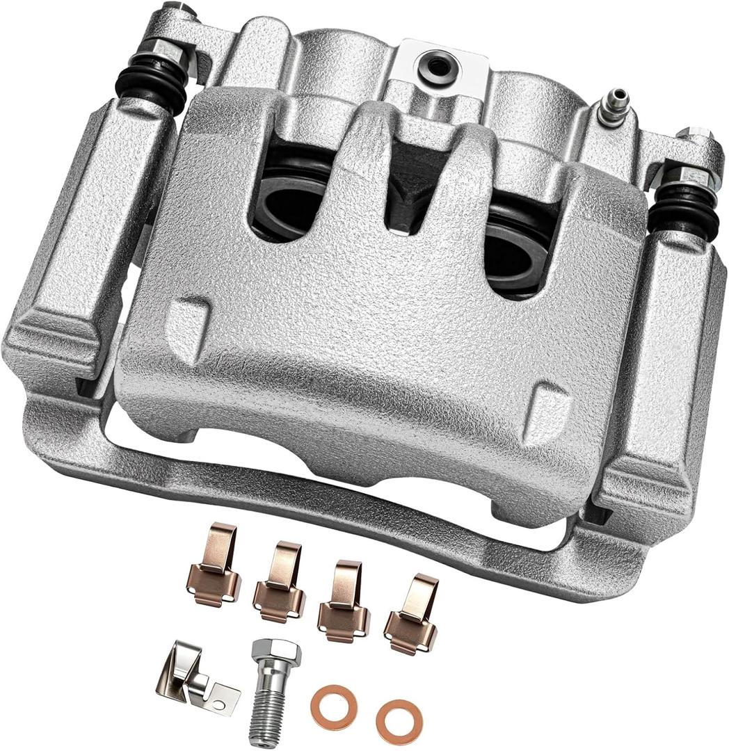 cciyu Rear Right Disc Brake Caliper Assembly w/Bracket 18B4920 | For Ford For F-250 Super Duty 2005 2006 2007, For Ford For F-350 Super Duty 2005 2006 2007