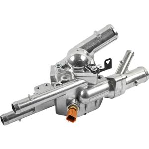 Thermostat with Housing Assembly Compatible with Hyundai Sonata Santa Fe 2016-2018 Tucson 2015-2018; for Kia Sorento 2015-2020 Sportage 2016-2022 2.4L Replaces 25620-2GGA0 25500-2GGA0