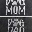 Dog Mom and Dad Gifts, Lover Hats for Daddy Mama Husband Wife, Mothers Fathers Day Birthday Gifts from Daughter Son, Adjustable Cotton Matching Couple Baseball Cap Black (Gray)