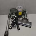 VersLife Z8 Cordless Vacuum Cleaner, 40kPa/500W Power Suction, LED Display, 6-in-1 Lightweight Stick Vacuum with Green LED Light, 6-Stages Filtration, Self-Standing for Pet Hair Hard Floor Carpet, Grey