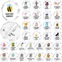 30 Pcs Funny Trophy Awards Gifts Bulk Employee Appreciation Week Gift Mini Acrylic Reward Teacher Nurse Coworker Team Small Clear Acrylic Medallions for Office
