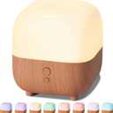 InnoGear 150ml Essential Oil Diffuser, 5-in-1 Diffusers for Home Scent 8 LED Color Aromatherapy Diffuser Air Desk Mini Humidifier Small Vaporizer Aroma Diffuser for Computer Laptop Office, Medium (Yellow)