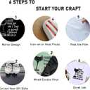 3 x Glitter HTV Heat Transfer Vinyl, 12" x 5ft, for Cricut & Silhouette Cameo, Iron on Vinyl for T-Shirts & Gifts (Black)