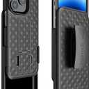 Aduro Combo Case with Kickstand & Holster for iPhone 14 Pro Max, Slim Shell & Swivel Belt Clip Holster, with Built-in Kickstand for Apple iPhone 14 Pro Max (6.7") 2022