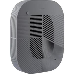 KOMMA Lov Air Purifier for Bedroom, 3.1 inch Slim Wall mount & Stylish Standing type, Hepa Filter Air Cleaner, Remove Fine Dust, Smoke. (LightCharcoal)