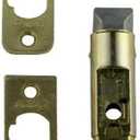 Kwikset 1826-18 6-Way Adjustable Plain Latch, Polished Brass (No Size)