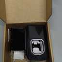 2 Slots Wall Mount Toothbrush Holder with Cover, Self Adhesive Toothbrush Storage Organizer for Shower, Toothbrush Hanger with Automatic Toothpaste Squeezer Dispenser(Black) (Combination A: 1PACK)