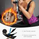 FeelinGirl Waist Trainer Belt Waist Cincher Trimmer Ab Belt Tummy Control Body Shaper with Triple Wrap Women and Men (Pink, XXXL)