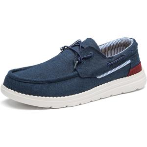 Bruno Marc Men's Slip-on Loafers Casual Boat Shoes (8, Navy)