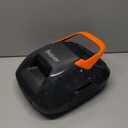 Cordless Robotic Pool Cleaner, Lasts 90 Min, Automatic Vacuum for Above-Ground Pools up to 860 Sq.ft, Portable, Self-Parking, Orange