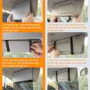 MAGTSMEI Upgraded Car Sun Visor Extender, Polarized Sun Blocker, Sunshade Lens Magnetic Connection Adjustable 4 Directions, Anti-Glare,Protects from Sun Glare, Snow Blindness & UV Rays,Grey