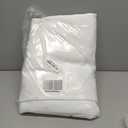 NICETOWN 100% Blackout Window Curtain Panels, Cold and Full Light Blocking Drapes with Black Liner for Nursery, 84 inches Drop Thermal Insulated Draperies (White, 2 Pieces, 52 Wide Each Panel)