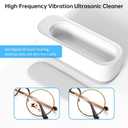 Ultrasonic Cleaner Jewelry Cleaner Machine, 45KHz Professional Sonic Cleaner for Ring, Earrings, Necklace, Silver, Eyeglass, Watches, Ultrasonic Cleaner Solution for Gifts