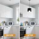 Recessed to Pendant Light Converter Kit - 6 Inch Can Light Conversion, Includes E26 Socket, Mounting Bracket, Round Ceiling Plate & 3D Black Cover