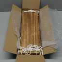 Mkono Macrame Hanging Shelf Boho Wall Decor 2 Tier Handmade Cotton Rope Rustic Wood Floating Shelves Display Photos Plants Hanging Storage Shelving for Living Room Nursery Bathroom Bedroom