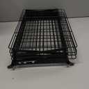 Geesta 2/3/4-Tier Upgraded Collapsible Cooling Rack with Adjustable 3 Setting Design Stackable Roasting Cooking Drying Wire Cooling Rack for Cookies Baking Gifts for Women (Black)