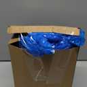 Boao 6 Pcs Disposable Plastic Tablecloth Parties Picnic Table Covers with Elastic Fitted Elastic Plastic Table Cover Rectangle Waterproof for Indoor, Outdoor, Picnic, Camping (Blue,72 x 30 Inch)