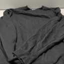 Nike Women's Sportswear Club Fleece Loose Crew-Neck Sweatshirt (Medium, Black/White)