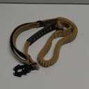 Dog Leashes for Medium Large Dogs Heavy Duty, 4-6FT Shock Absorbing No Pull Dog Leash with Advanced Easy Metal Clip, 2 Comfortable Padded Handles (Coyote Brown)