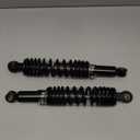 1 Pair 12.5 320mm Motorcycle Universal Rear Shock Absorbers Replacement for Suzuki Yamaha Sportster XL883 1200 90cc 110cc 125cc 150cc Dirt Bike Go Kart Black