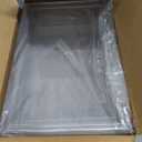 ZHIAI 4 Pack Clear Stackable Storage Drawer, Acrylic Drawer, Cosmetic Organizer, Plastic Organizer for Dresser, Under, Kitchen Cabinet, Pantry, Home Organization and Storage