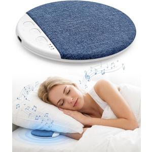 2026 New Sleep Pillow Speaker for Sleeping, Portable Under Pillow Speaker with BT 5.4, White Noise Timer Wireless Sleep Aid, 10H Battery Life, Stereo Bass Private Sleep Speaker for Adult, Kid