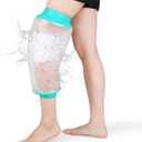 CIVJET Cast Covers for Shower Leg, Waterproof Cast Cover for Showering, Knee Surgery Recovery Equipment, Waterproof Knee Brace, Knee (Diameter - 7.9")