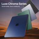 Soonjet Luxe Chroma for MacBook Pro 14 inch Case | M5 M4 M3 M2 M1 Pro/Max 2026-2021 | Midnight Blue Clear | Protective Hard Shell Laptop Cover