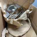 CAROLMADE Bar Stools Set of 2, Adjustable Metal Bar stools Swivel Counter Height Stool Backless Barstools for Kitchen Island Pub, Chrome