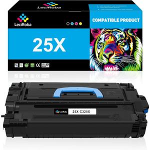 LeciRoba 25X Black High-Yield Toner Cartridge Replacement for HP 25X CF325X for HP LaserJet Enterprise Flow MFP M830 M830z M806 M806dn M806x+ Series Printer Ink Toner (1-Pack)