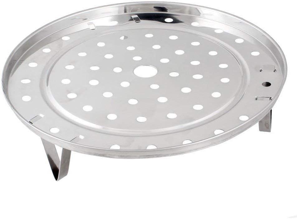Steaming Rack Household Stainless Steel Cooking Ware Thickened Steaming Rack Stand (12 inch)