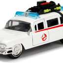 Jada Ghostbusters 1:32 Ecto-1 Die-Cast Car, Toys for Kids and Adults
