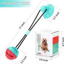 ALLRIER Dog Toys to Keep Them Busy for Boredom,Interactive Dog Toys Tug of War, Mentally Stimulating Toys for Dog, Puppy Teething Puzzle Treat Food Dispensing Ball Toy for Dogs
