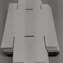 White Shipping Boxes 6x4x3" 25 Pack - Corrugated Cardboard Mailing Boxes for Small Business - Literature Mailer Packaging Supplies