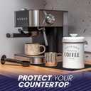 Premium Rubber Bar Mat Pack of 2 18" X 12" 1cm Thick Anti-Skid Non-Toxic Rubber Bar Mats for Countertop, Home Bar, Restaurants - Best Bar Spill Mat for You