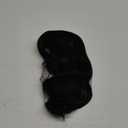 Black Mixed Brown 14 Inch Short Wavy Curly Hair Wigs with Bangs - Shoulder Length Synthetic Heat Resistant Wigs for Black Women