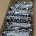 WDF 360 Pieces Silver Plastic Silverware- Disposable Flatware - Heavyweight Plastic Cutlery- Includes 120 Forks, 120 Spoons, 120 Knives
