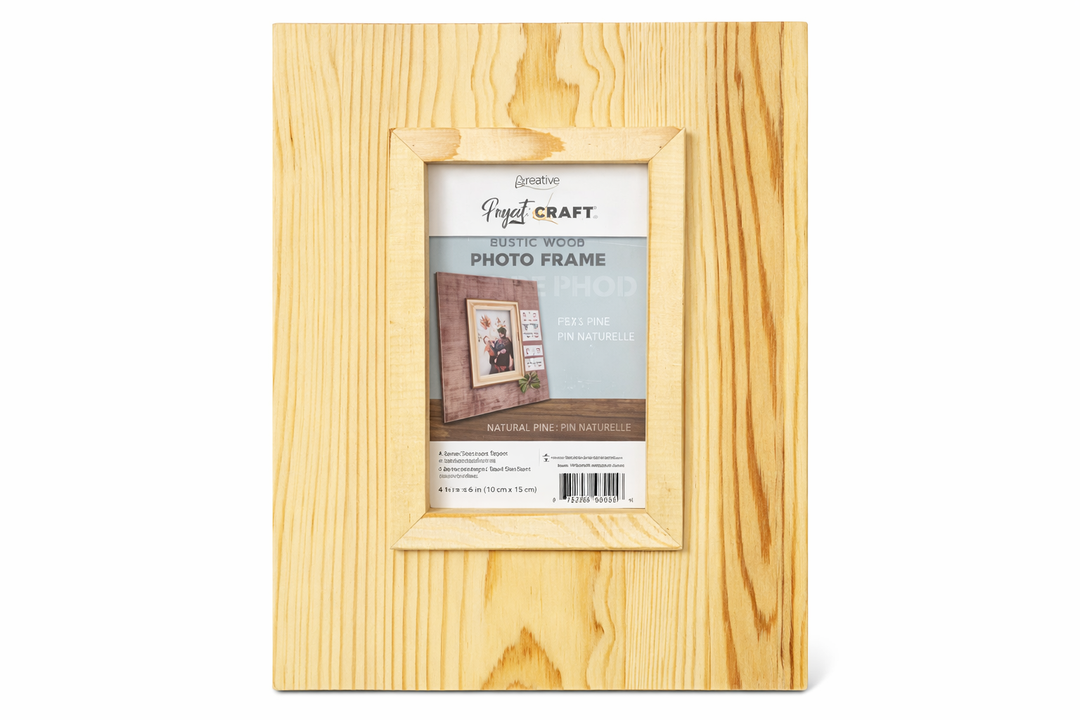 Rustic Wood Photo Frame 4"x6"