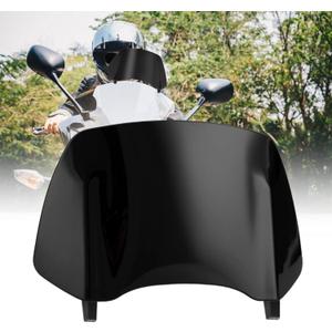 PSLER Motorcycle Universal Heightened Windshield Spoiler Clip Adjustable Spoiler Clamp-On Windscreen Extension Windscreen Extender