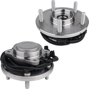 PAROD 512493 Pair of 2 Rear Wheel Hub & Bearing Assembly Compatible with 2012-2016 Chrysler Town & Country, 2012-2020 Dodge Grand Caravan, 2012-2015 Ram C/V, 2012-2013 VW Routan w/ABS