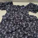 Floral Corset Dress Sundress 2025 Summer Floral Chiffon Dresses for Women Blue S