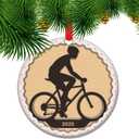 Biking Ornament - Bike Lover Christmas Tree Decor, Bicycle Ornament, Gift for Biking Enthusiasts, Cyclist Gift, Bike Themed Holiday Decoration (C01)