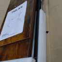 TIQLAB Standing Desk 47 x 24 inch, Electric Height Adjustable with Splice Board, Stand Up Desk, for Home Office, Black Frame/Rustic Brown Top